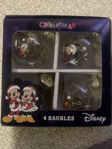 Disney christmas baubles - disney,