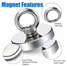 Super Strong Neodymium Fishing Magnets Heavy Duty imanes Magnet with Countersun