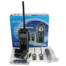 IC-M25 5W Portable Marine Radio VHF Handheld LCD Lightweight Waterproof/UK NEW