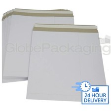 50 x 12" STRONG WHITE LP RECORD MAILERS ENVELOPES 24HR