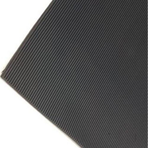 Fine ribbed rubber flooring - rubber,