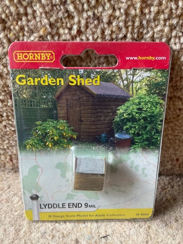 Hornby lyddle end garden shed - end,