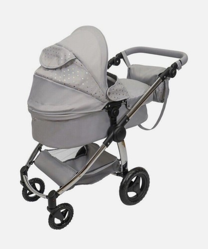 Grey doll travel system - doll,