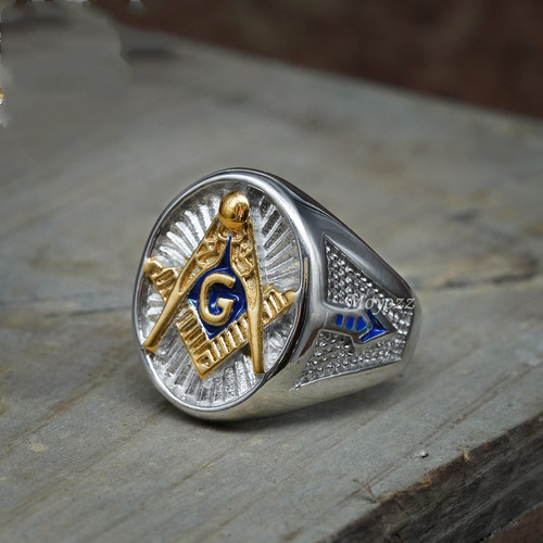 Men gold freemason - men's,