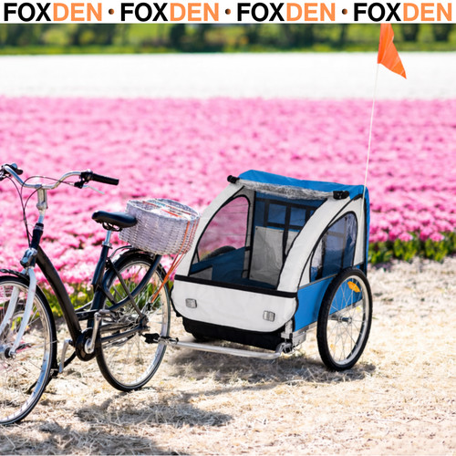 Kids bike trailer seater - kids,