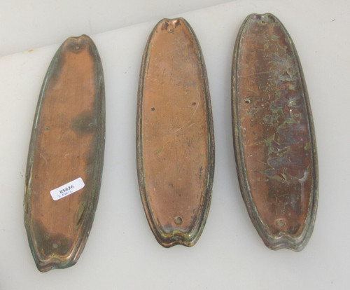 Antique copper finger plate - antique,