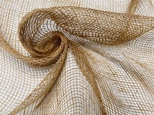Hessian SCRIM Netting Jute Fabric Burlap Raffia Garden Net - 39" Wide - Natural