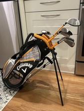 Callaway XJ Hot Junior COMPLETE SET - Driver FW Hybrid Irons Putter Stand Bag
