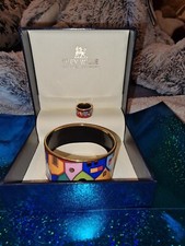 FREY WILLE Ring and Bracelet 24k Gold Plated With Silver 