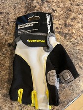 cycling gloves small - Chris Boardman  quick dry - black & yellovw