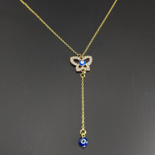 Evil eye pendant necklace - evil,