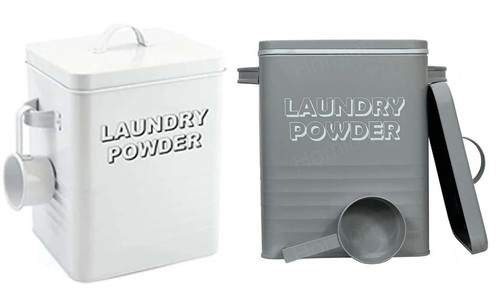 Laundry powder tin - powder, jar