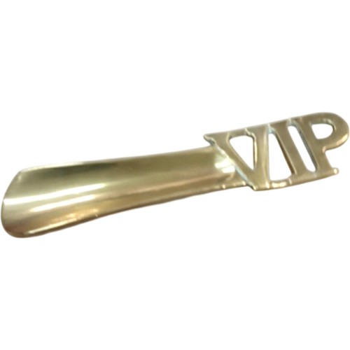 Brass vip shoe horn decorative - vip,