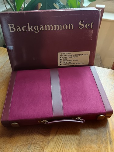 Linden vintage backgammon set - backgammon,