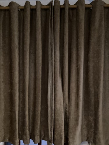 Dunelm mill mid brown curtains - brown,