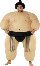 Adult Black Inflatable Sumo