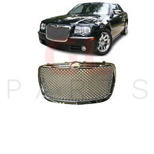 NEW FOR CHRYSLER 300C 04-11 BENTLEY LOOK FRONT CENTER GRILLE MESH STYLE CHROME
