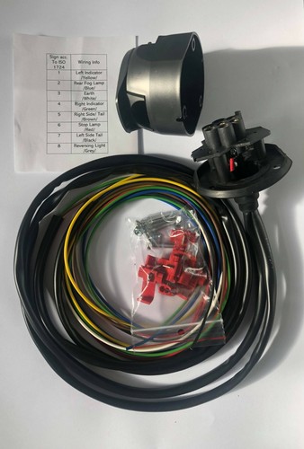 Pin universal tow bar wiring - 7,