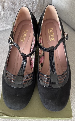 Hotter france black shoes - hotter,