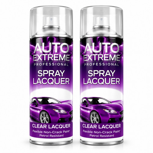 Clear lacquer spray paint - 2,