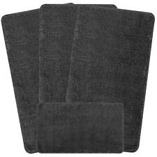 ROMANY GYPSY CARAVAN WASHABLE 4PCS MAT RUG SET, SOFTNESS AND SHINY, Sadiva