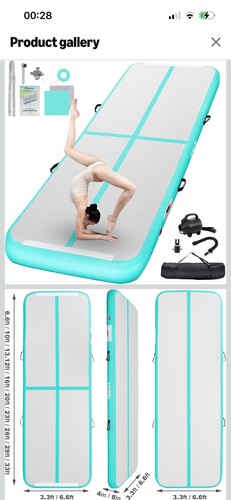 Inflatable pvc air track - air, gym