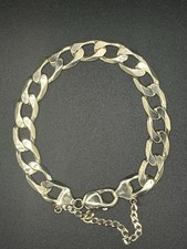 Heavy 9ct gold Curb Link Bracelet, 26.6g, Fully hallmarked. 8.5 inches long.