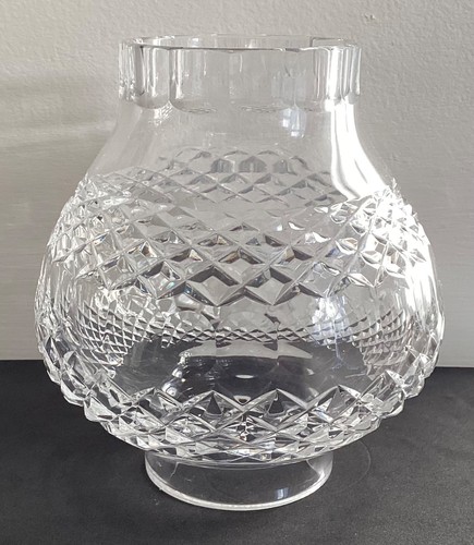 Tyrone crystal hurricance lamp - crystal,