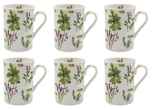 Herb garden fine china - garden, mug
