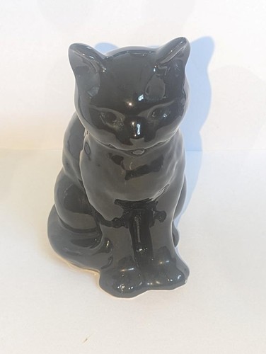 Sylvac seated black - seated, cat