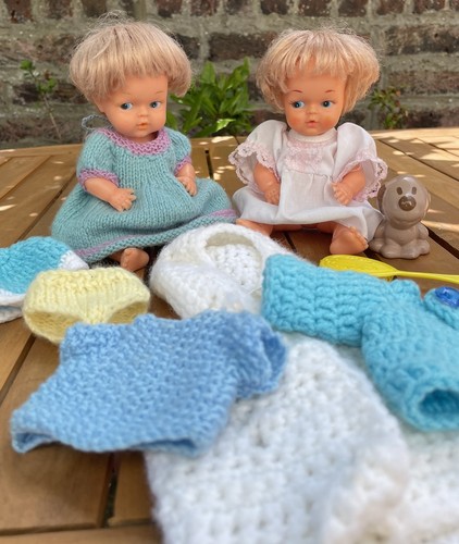 Vintage baby dolls clothes - &,