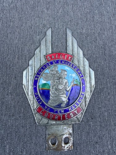 Vintage winged christopher - st,