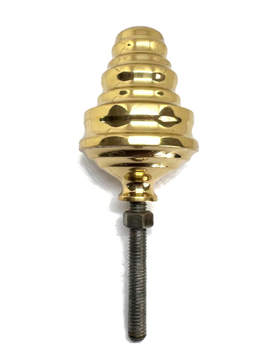 Solid brass bed knob - brass,