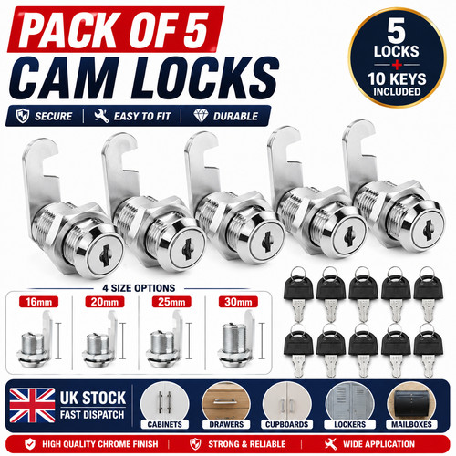 Pack cam locks - 5,