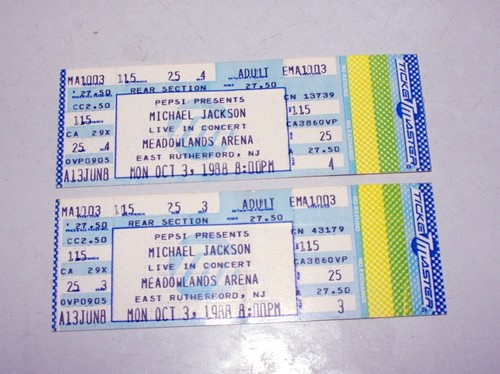 Vtg full concert ticket - vtg,