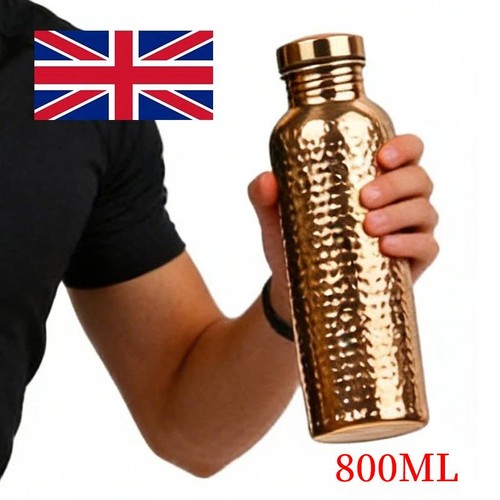 Copper water bottle 800ml - bottle,