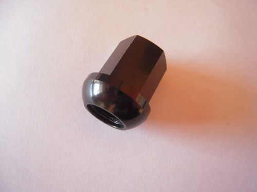 Aluminium nut wheel - nut, black