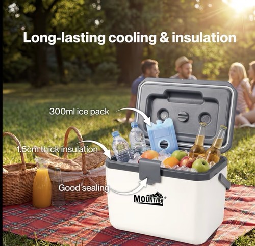 Portable insulated cooler - insulated, for