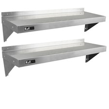 2x Stainless Steel Shelves