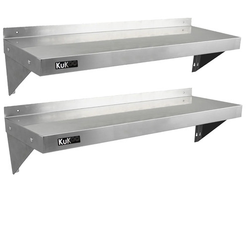 Stainless steel shelves - 2x,
