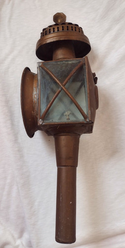 Antique brass carriage - antique, lantern