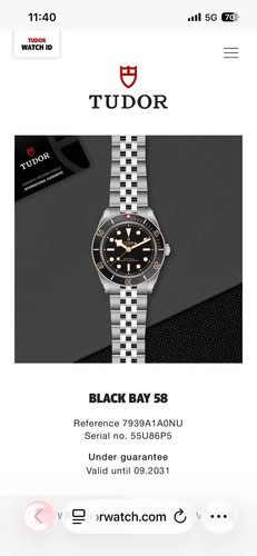 Brand new tudor black - new, bay