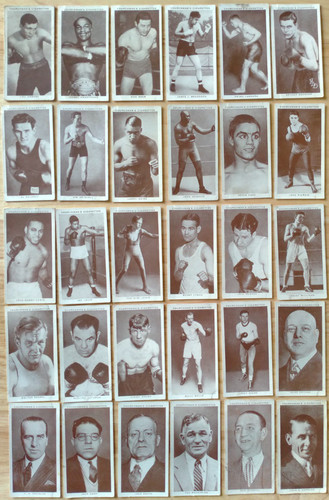 Churchman boxing personalities - boxing,
