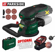 Parkside 20V Cordless Ø125mm Orbital Sander - Optional For 2Ah Battery & Charger