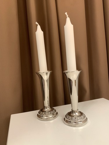 Pair lanthe silver - of, plated