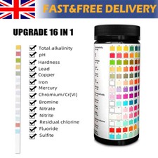 100Pcs 16 IN 1 Drinking Water Test Strips Water Test Kit For Home Water Testing