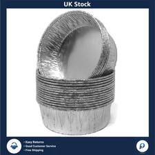 Shiny Silver Foil Pie Moulds