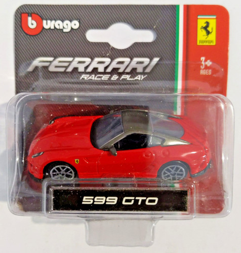 Ferrari 599 gto red - ferrari, burago