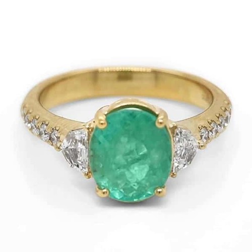 09ct vivid neon blue green - 2.09ct,