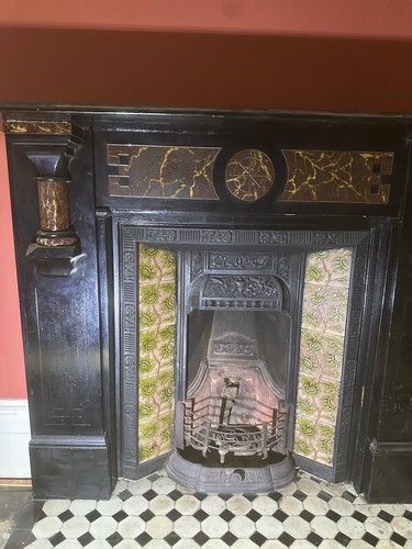 Victorian fire surround black - victorian,